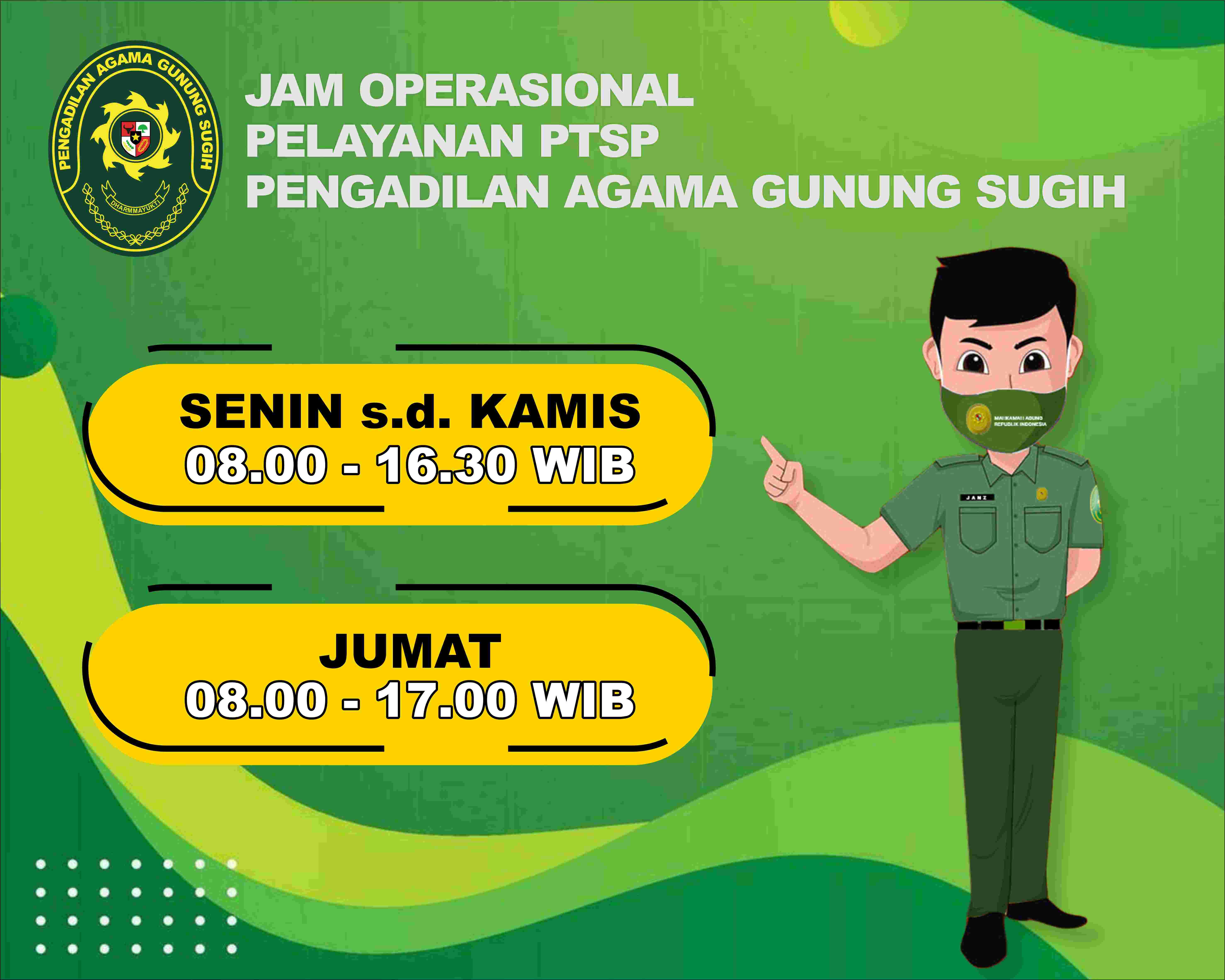 jam layanan ii